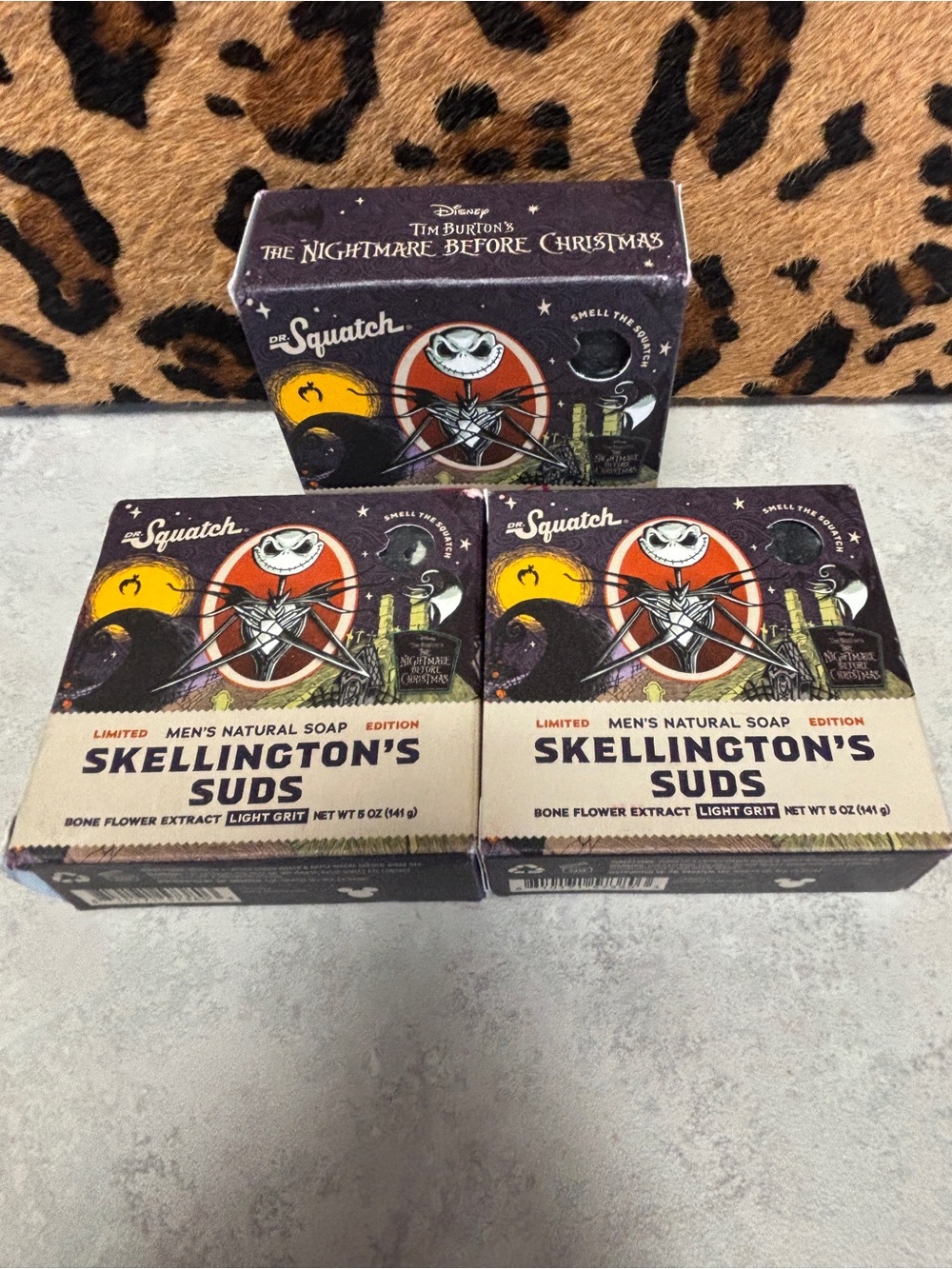 Dr Squatch Skellington's Suds - The Nightmare Before Christmas Scent 3CT - NEW